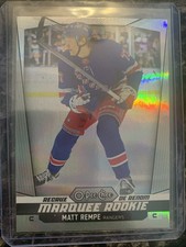 Matt Rempe  2024-25 O Pee Chee Hockey #574 Marquee Rookie Rainbow 065/350