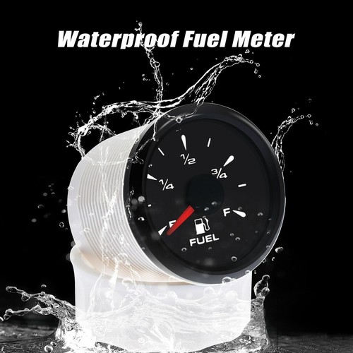 2" 52MM Fuel Level Gauge 240-33ohms 0-190ohm Fit Marine Boat Car Motorcycles New - Picture 9 of 13