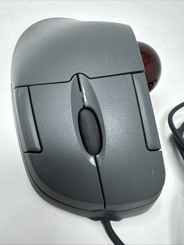 Microsoft Trackball Optical 1.0 X08-70386 Mouse Red Ball PS2 USB Compatible - Picture 4 of 6