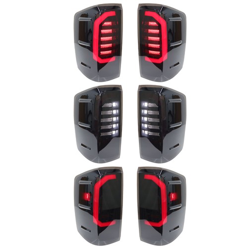 For Chevy Silverado 1500 2500HD 3500HD 2014-2017 2018 LED Tail Light Lamp Smoked - Picture 8 of 15