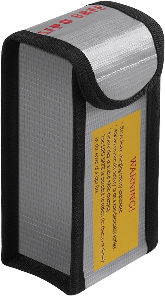 Feuerfeste Lipo Sicherheitstasche 125x64x50mm Explosionsgeschützte RC Akkus