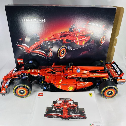 Komplett! Lego Technic Ferrari SF-24 F1 Auto Set 42207 mit Karton & Anleitung