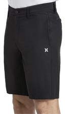 Hurley Hybrid Quick Dry Shorts Mid Rise Casual/Active Black Men  s Size 40