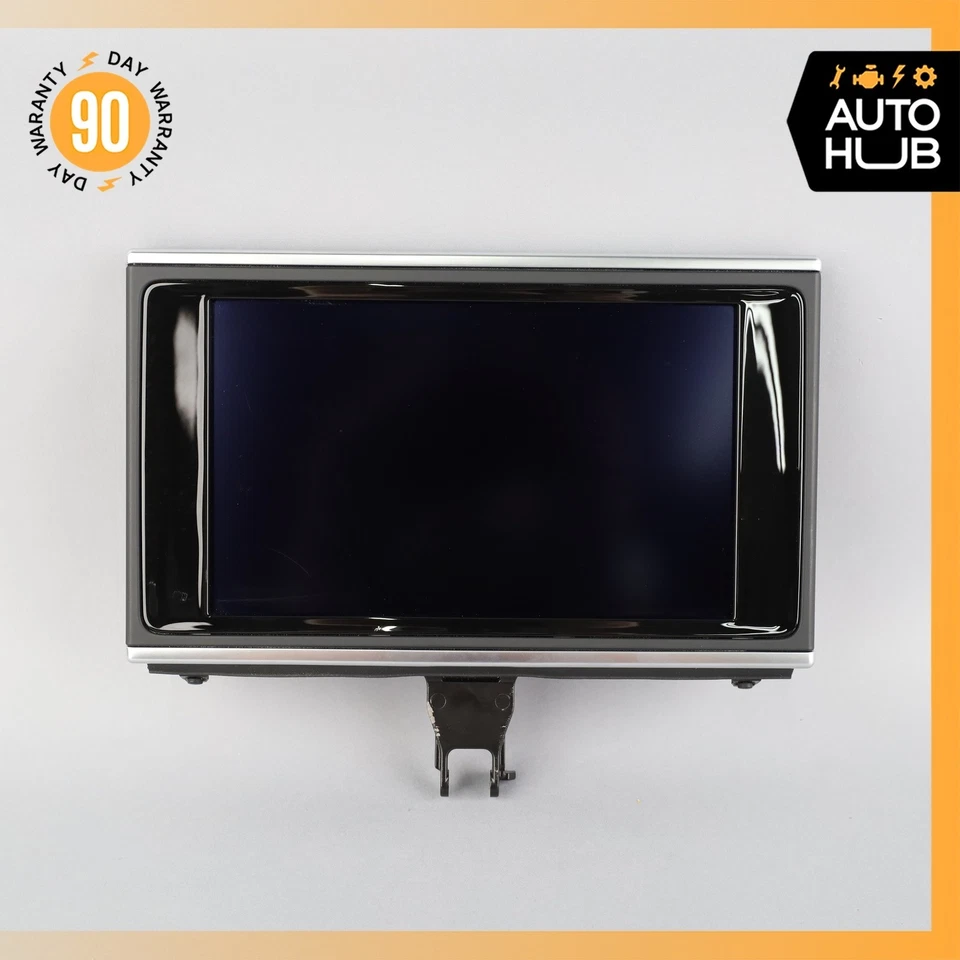 12-16 Audi C6 S6 A7 MMI Dash Multimedia Screen Monitor Display 8" 4G0919607H OEM - Image 2 of 4
