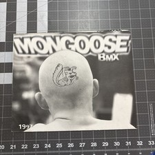 MONGOOSE BMX BIKE OLD SCHOOL BMX ORIGINAL 1997 BMX CATALOG BROCHURE VINTAGE BMX