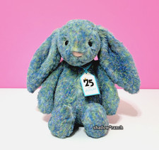 Jellycat BASHFUL LUXE BUNNY AZURE - Medium 12" - Authentic - Brand New with Tags