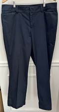 Dockers Women Dark Blue Casual Pants Light Stretch Pants Size 16