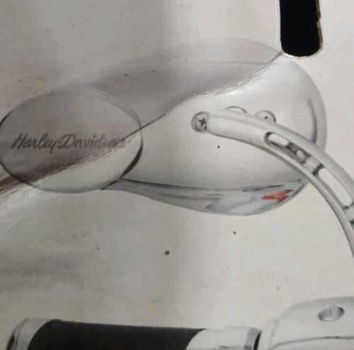 Espejo retrovisor dividido Harley-Davidson (1) número de pieza 92190-06 sin tornillos tuercas ni arandelas - Imagen 6 de 6
