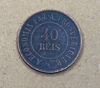 40 Reis 1896 Brazil