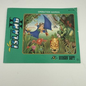 Adventure Island 2 NES&mdash;With Manual&mdash;Tested 