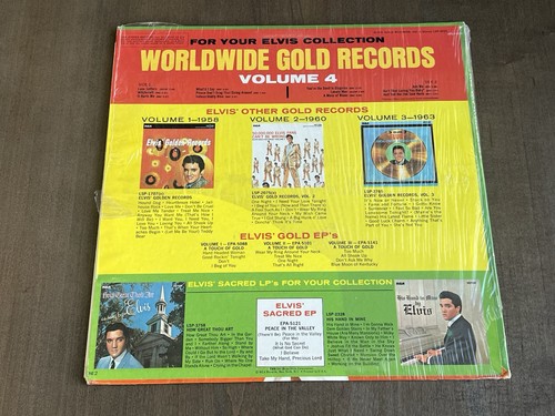 Elvis Presley Gold Records Vol 4 RCA Victor LSP‑3921 Stereo EX/EX Partial Shrink - Picture 12 of 18