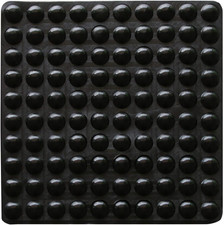 100 Pieces Rubber Feet Pads Adhesive Buffer Door Bumpers Self Black
