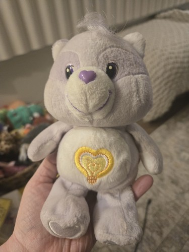 2002 8" Bright Heart Raccoon Care Bear Cousin Beanie - Bild 2 von 9