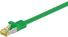 10x RJ45 Patchkabel mit CAT 7 Rohkabel S/FTP; CAT 7-1000 S/FTP PIMF RJ45 GRÜN 10