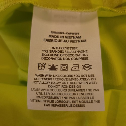Nike Golf Dallas Cowboys Polo Shirt Mens XL Neon Yellow Vapor Stripe NEW $70 - Picture 19 of 24
