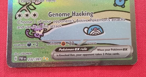 Pokémon TCG Scarlet & Violet Paldean Fates Shiny Bubble Mew SIR 232/091