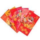  6 Pcs Money Envelope Paper Red Envelopes Spring Festival Packets
