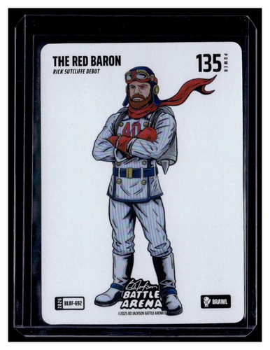 Bo Jackson Battle Arena The Red Baron Rick Sutcliffe Blizzard Brawl 135 Power
