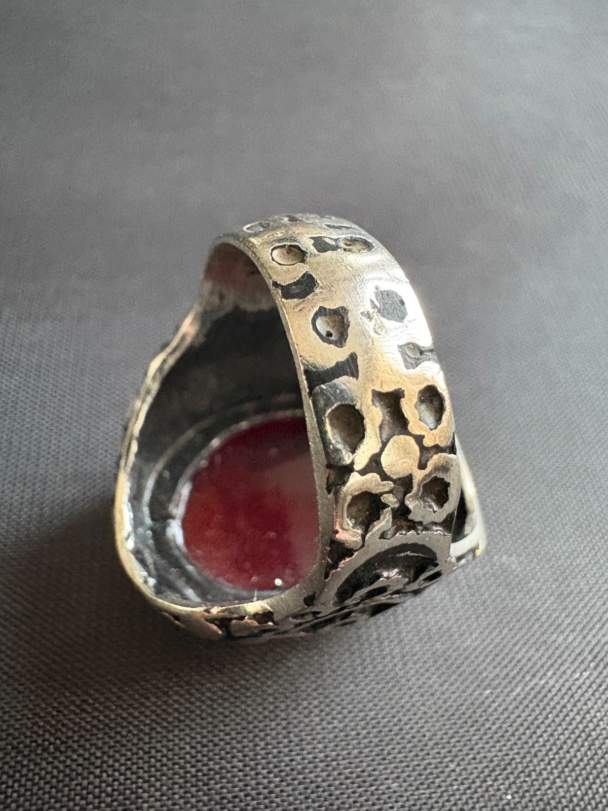 925 Sterling Silver Ring Ruby Stone Ring Handcraf… - image 5