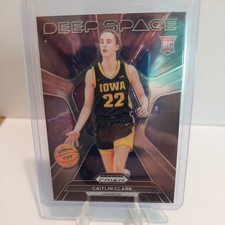 2024 Panini Prizm Draft Picks Caitlin Clark Deep Space Rookie RC #8 Iowa