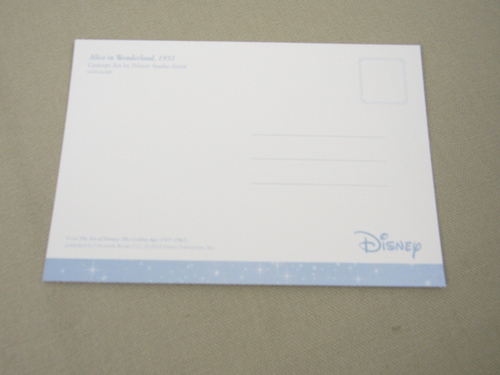 Lotto cartoline L'arte della Disney: L'età dell'oro (4) - Alice nel paese delle meraviglie 2014 - Foto 2 di 3