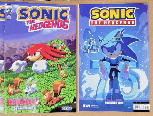 LOTE DE 20 SONIC THE HEDGEHOG ONE SHOT CVR RI KNUCKLES 30 ANIVERSARIO #V - Imagen 2 de 4