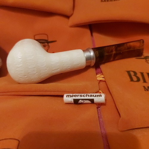 1A Block Meerschaum Pfeife Akryl Mundstück 9mm Filter Meerschaumpfeife pipe - Bild 5 von 11