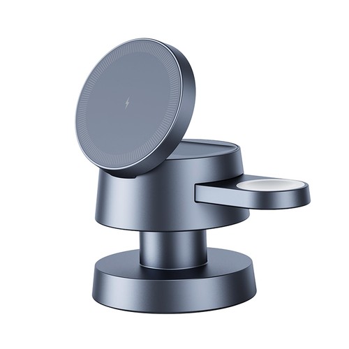 Stazione di Ricarica Wireless 4 in 1,Supporto di Caricabatterie Wireless in Lega di Alluminio con N... - Foto 1 di 7