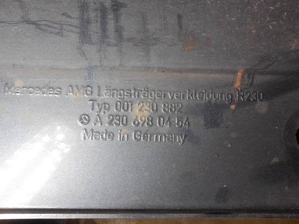 Right Side Skirt Rocker Panel 2306900440 03-12 Mercedes Benz R230 SL500 SL600 - Image 4 of 4