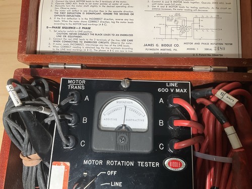 James G Biddle Motor Rotationstester Cat #80060 - Bild 5 von 21