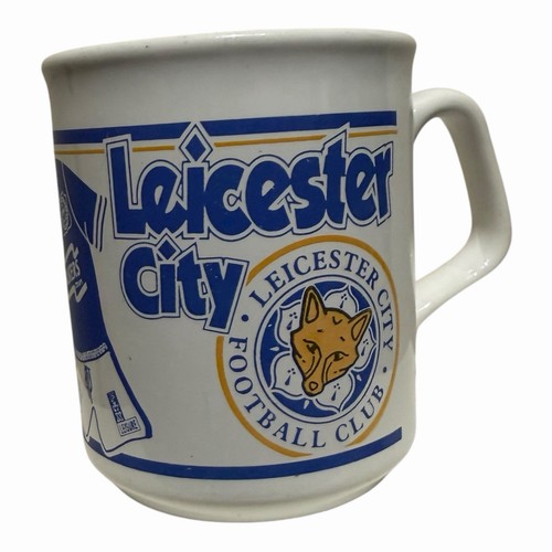 Vintage Leicester City Football Club Filbert Street Tasse V selten hervorragender Zustand LCFC - Bild 2 von 14