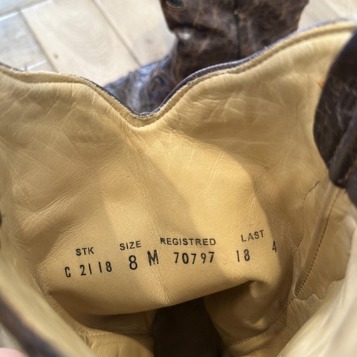 Botas Corral para mujer talla 8 marrón envejecido vaquero occidental punta corta incrustación 70797 - Imagen 22 de 24