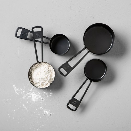 Set Misurini 4pz Nero - Cuore e Mano con Magnolia Acciaio Inox - Foto 2 di 3