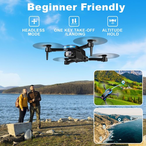 Drone with 1080P Camera - Foldable Remote Control Quadcopter with Voice Gestu... - Picture 3 of 7
