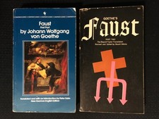 Lot FAUST Parts One  Two Johann Wolfgang von GOETHE Vintage Unmarked QuikShip