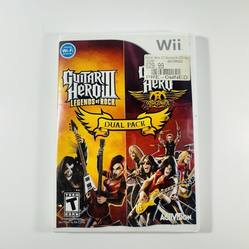 Guitar Hero III: Legends of Rock & Aerosmith Dual Pack (Nintendo Wii) Tested