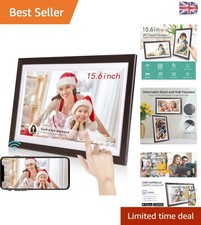 Large 15.6-Inch Touchscreen Digital Photo Frame - Perfect Gift for Any Occasion
