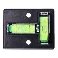 2 Way Square Spirit Bubble Level Screw-On 50x40x15mm