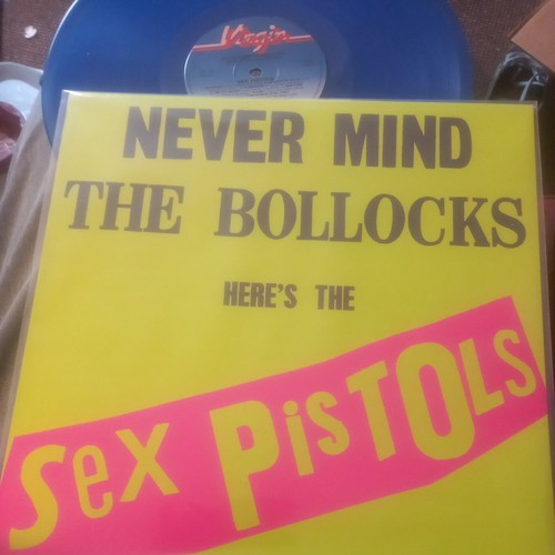 SEX PISTOLS NEVER MIND THE BOLLOCKS BLUE VINYL 