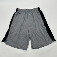 RBX Performance Athletic Shorts Men S/P Gray & Black Logo Pocket..#31373