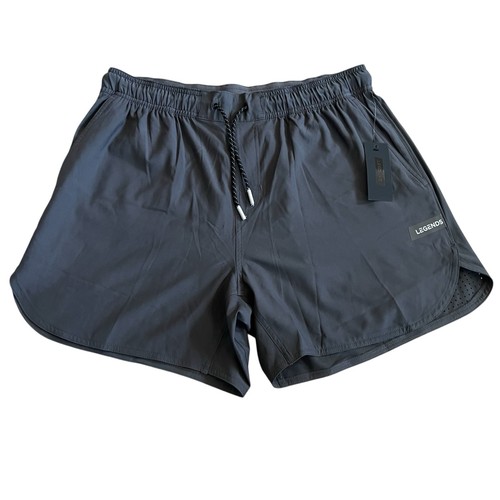 Legends Herren Luka Shorts 5” ohne Futter Gr. L anthrazitgrau Laufen Fitnessstudio neu neu mit Etikett