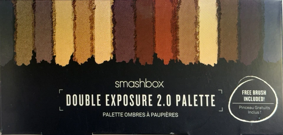Smashbox Double Exposure 2 Eyeshadow Palette, 14 Shades, Pristine Packaging-NIB - Image 2 of 4