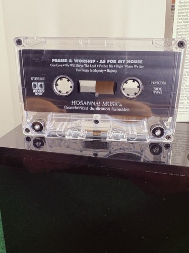 As For My House- Praise & Worship Featuring Rick & Cathy Riso- Cassette(1994) - Picture 4 of 14