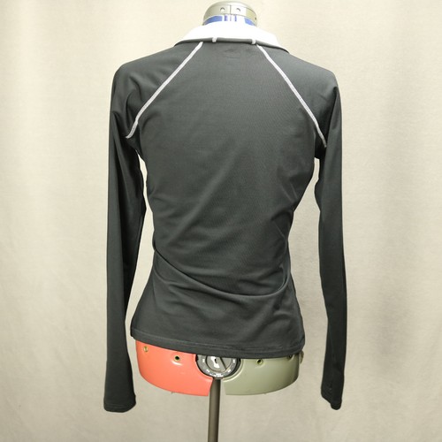 Umbro Performance Top Thumbholes 1/4 Zip Mock Neck Long Sleeve Black L - Picture 10 of 24