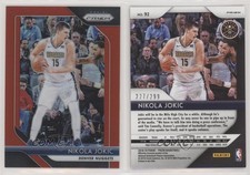 2018-19 Panini Prizm Red Prizm /299 Nikola Jokic #92