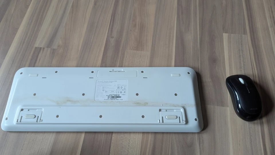 Microsoft® Wireless Keyboard 800 Model 1455 + Maus (USB Stick) ! Beschr. lesen! - Bild 2 von 3