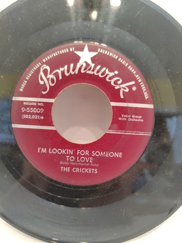 THE CRICKETS BRUNSWICK 45RPM RECORD 55009 THAT'LL BE THE DAY NM - Bild 3 von 3