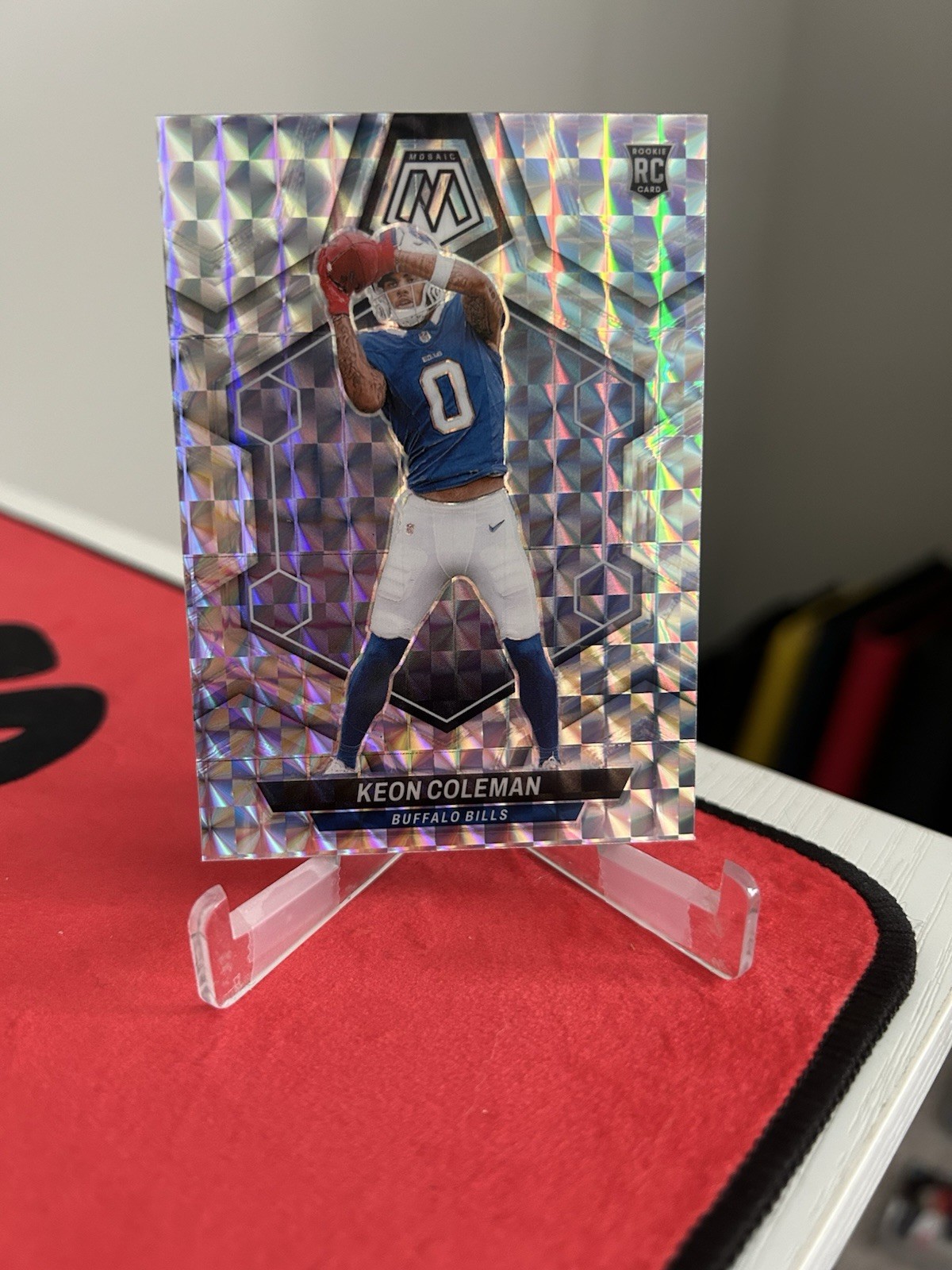 2024 Panini Mosaic Keon Coleman Rookie Mosaic Prizm Card No. 333
