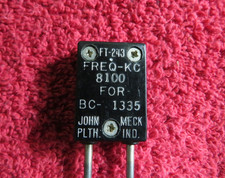 8100 KC kHz FT-243 Ham Radio Crystal TESTED