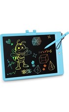 LCD, 10 Inch Colorful Doodle Board Drawing Writing Tablet ,3-6 Years Old - Blue